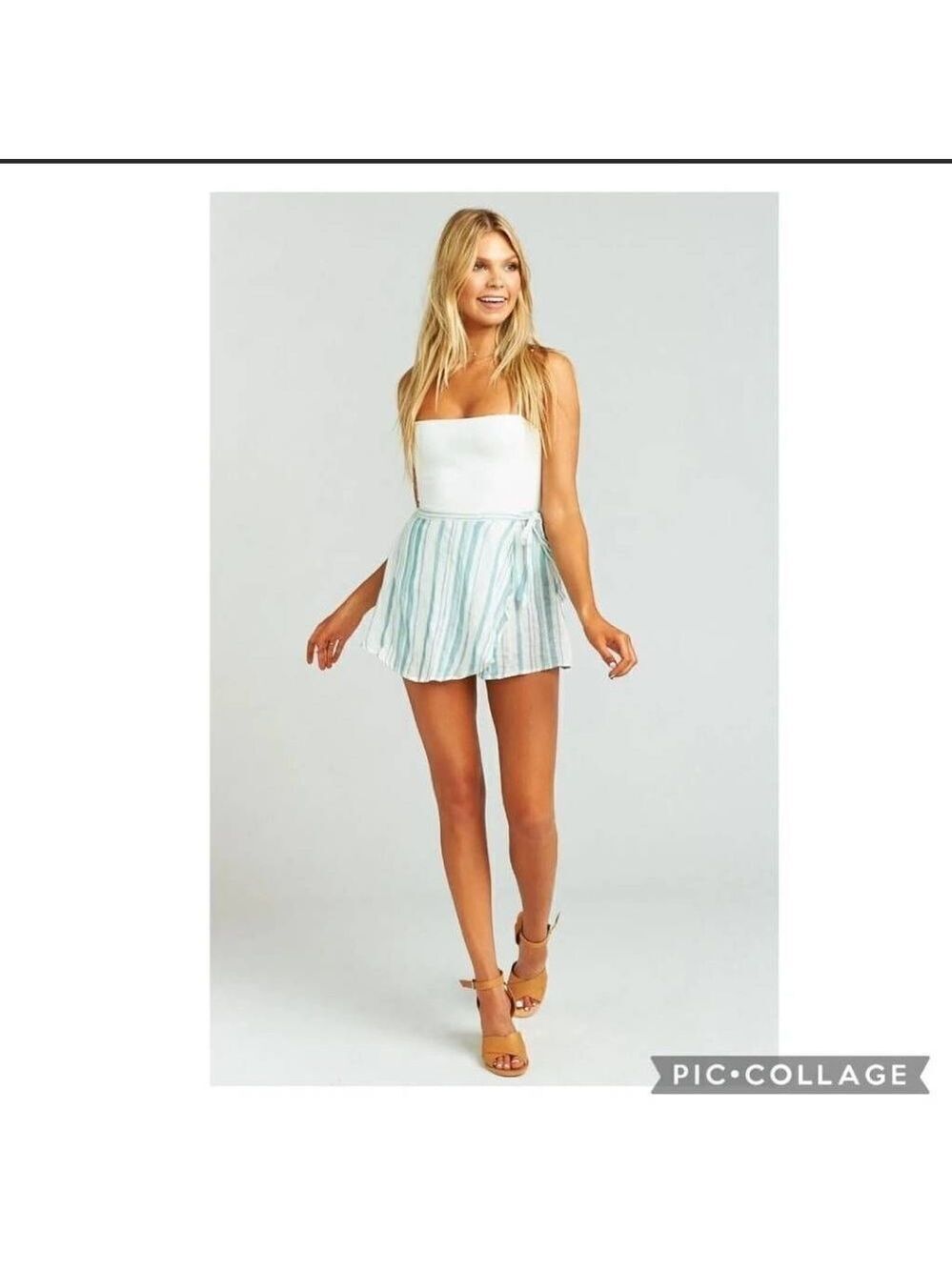 NWOT Show Me Your Mumu The Great Wrap Shorts in Point Dume Stripe